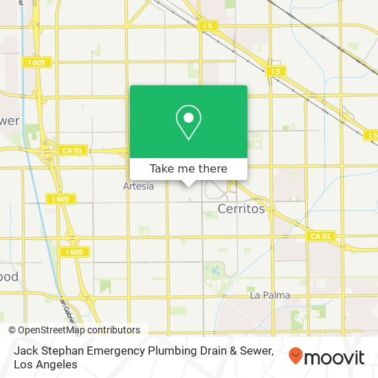 Jack Stephan Emergency Plumbing Drain & Sewer map