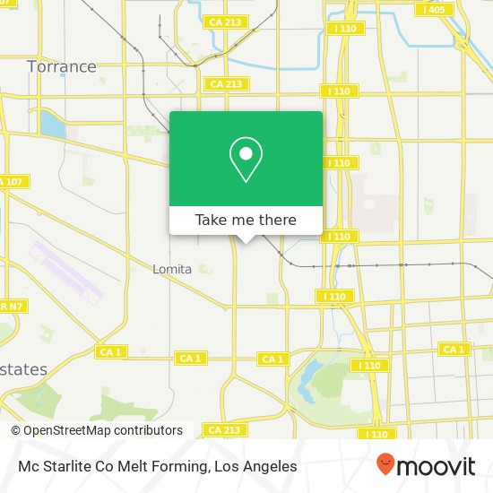 Mc Starlite Co Melt Forming map