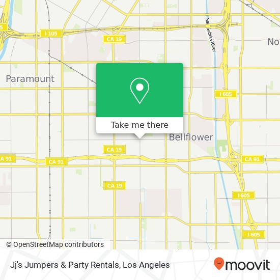 Jj's Jumpers & Party Rentals map