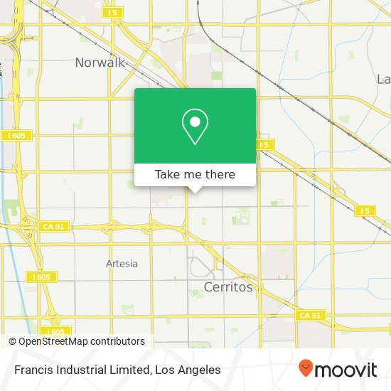 Mapa de Francis Industrial Limited