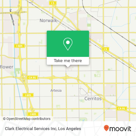 Mapa de Clark Electrical Services Inc