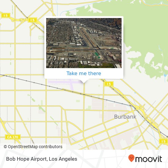 Mapa de Bob Hope Airport