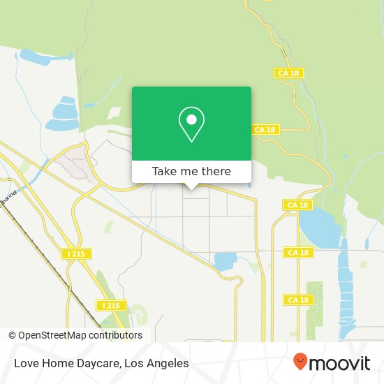 Mapa de Love Home Daycare