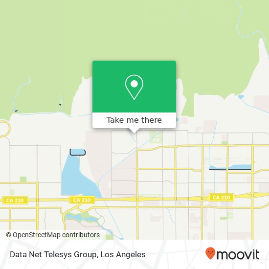 Mapa de Data Net Telesys Group