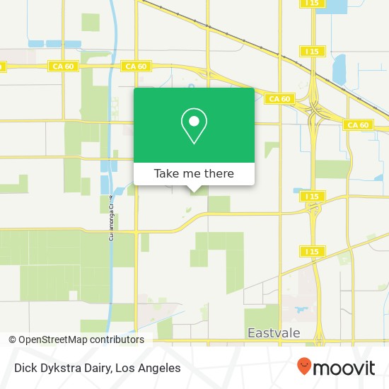 Dick Dykstra Dairy map