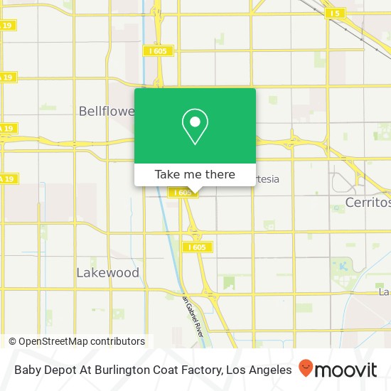 Baby Depot At Burlington Coat Factory map