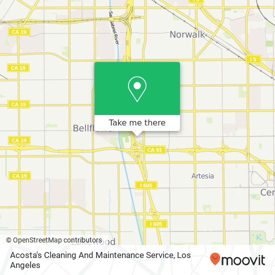 Acosta's Cleaning And Maintenance Service map