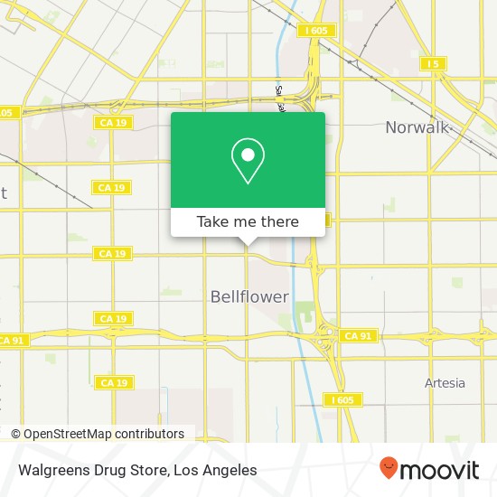 Walgreens Drug Store map