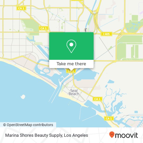 Mapa de Marina Shores Beauty Supply