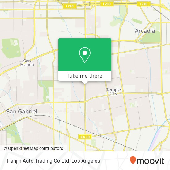 Tianjin Auto Trading Co Ltd map