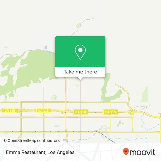 Mapa de Emma Restaurant