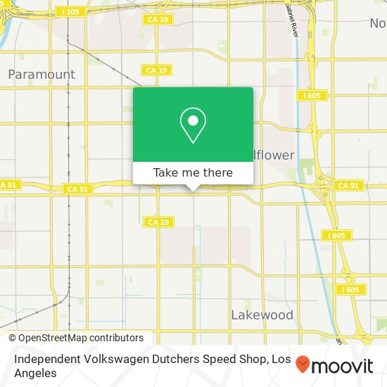 Independent Volkswagen Dutchers Speed Shop map