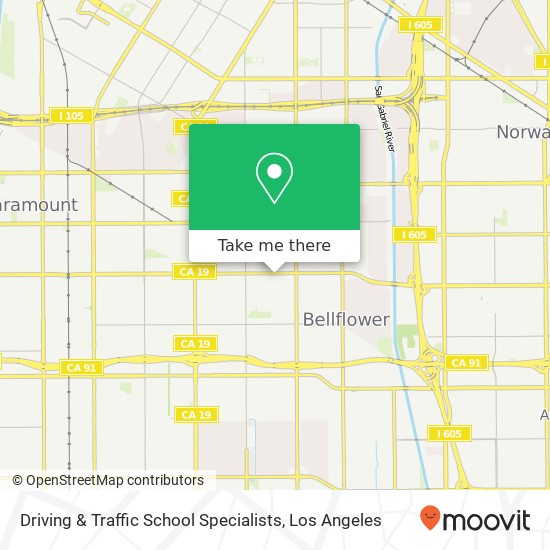 Driving & Traffic School Specialists map