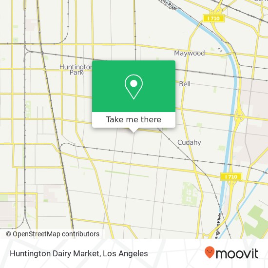 Mapa de Huntington Dairy Market