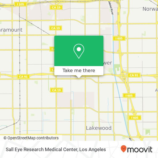 Mapa de Sall Eye Research Medical Center