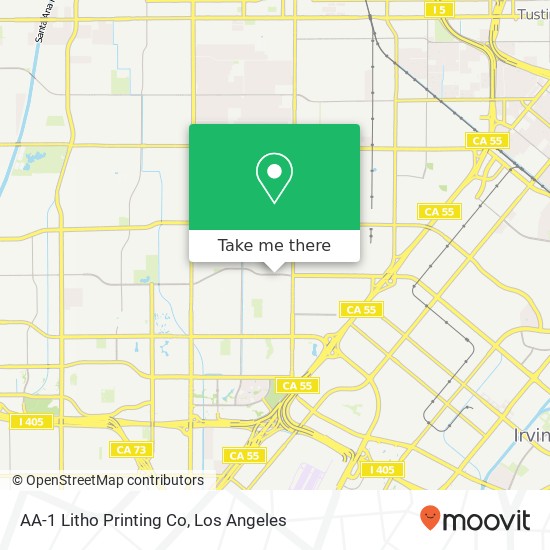 AA-1 Litho Printing Co map