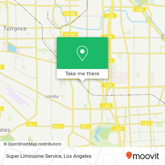 Super Limousine Service map