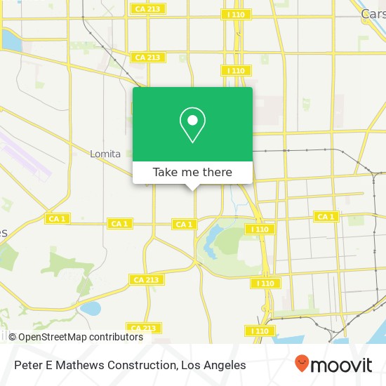 Peter E Mathews Construction map