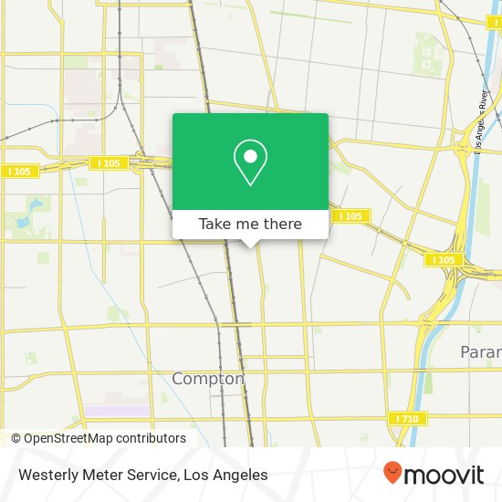 Mapa de Westerly Meter Service