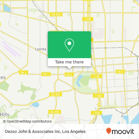Dezso John & Associates Inc map