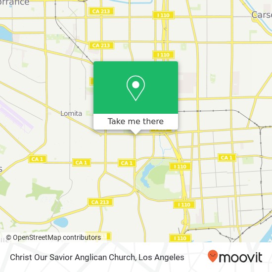 Christ Our Savior Anglican Church map