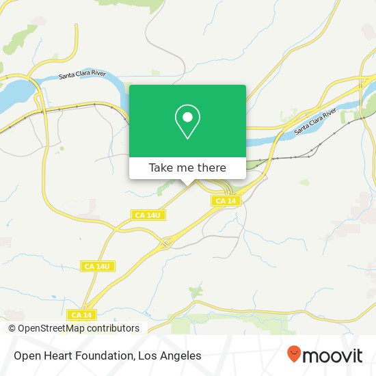 Open Heart Foundation map