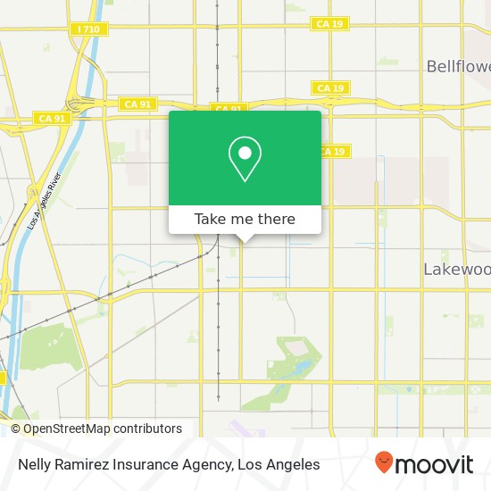 Mapa de Nelly Ramirez Insurance Agency