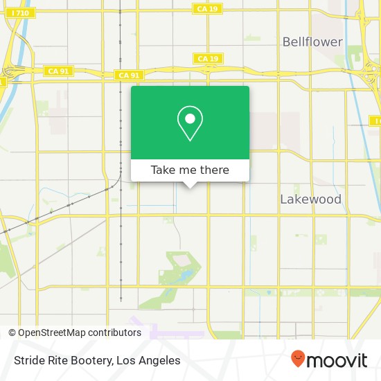 Stride Rite Bootery map