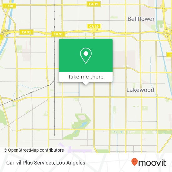 Carrvil Plus Services map