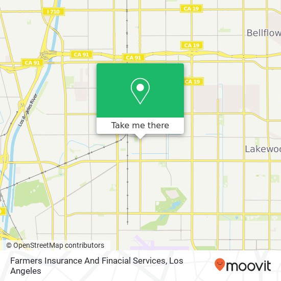 Mapa de Farmers Insurance And Finacial Services