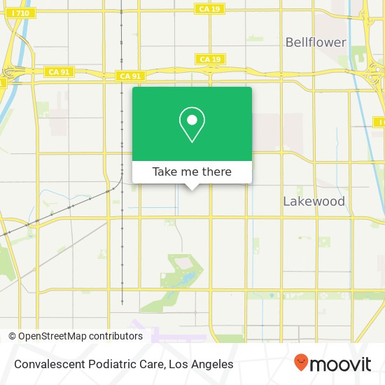 Convalescent Podiatric Care map