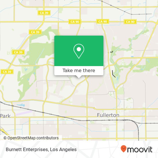 Burnett Enterprises map