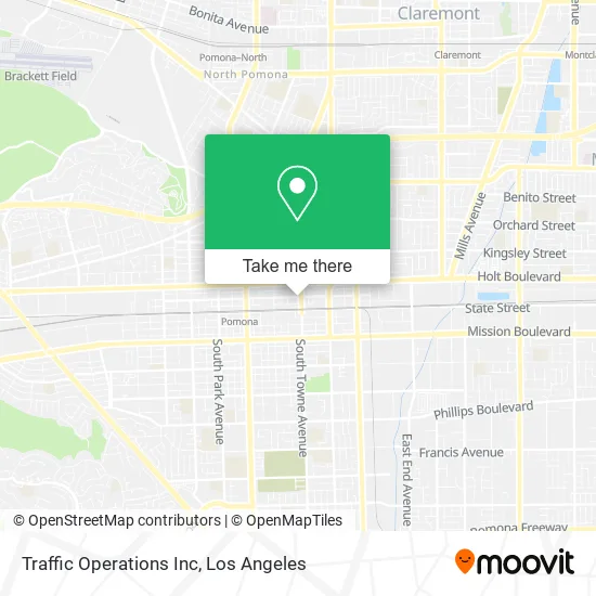Mapa de Traffic Operations Inc