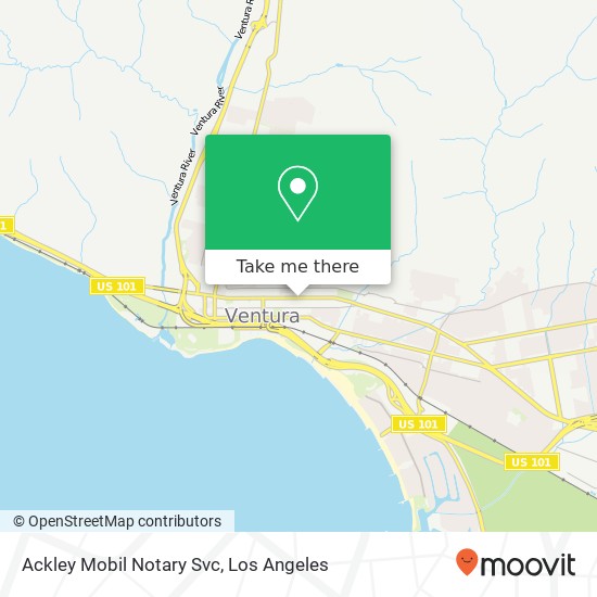 Mapa de Ackley Mobil Notary Svc