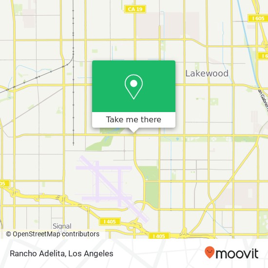 Rancho Adelita map