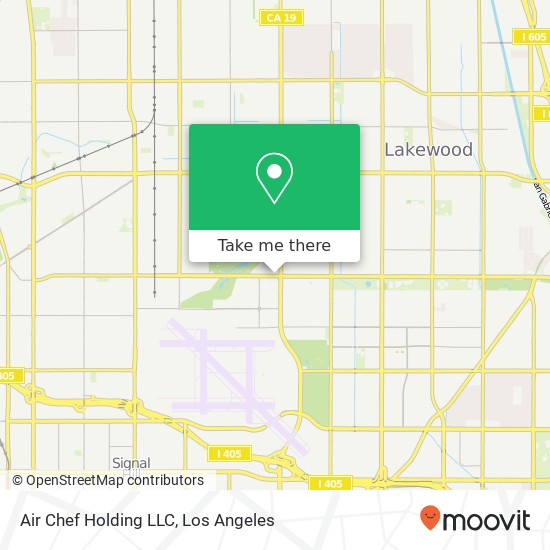 Mapa de Air Chef Holding LLC