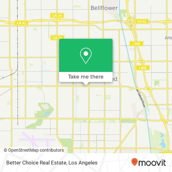 Better Choice Real Estate map