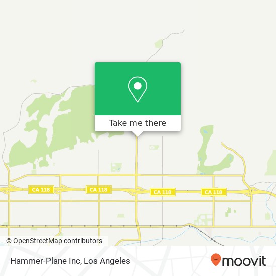 Mapa de Hammer-Plane Inc