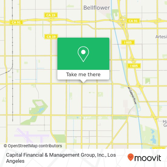 Capital Financial & Management Group, Inc. map