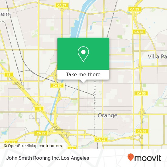 John Smith Roofing Inc map