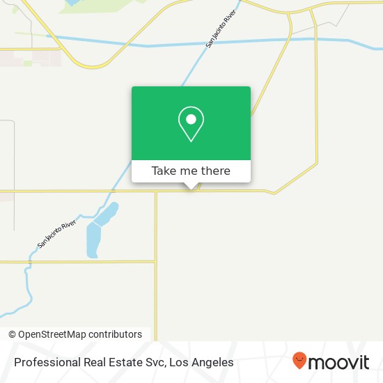 Professional Real Estate Svc map