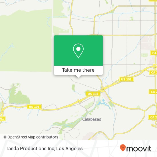 Tanda Productions Inc map