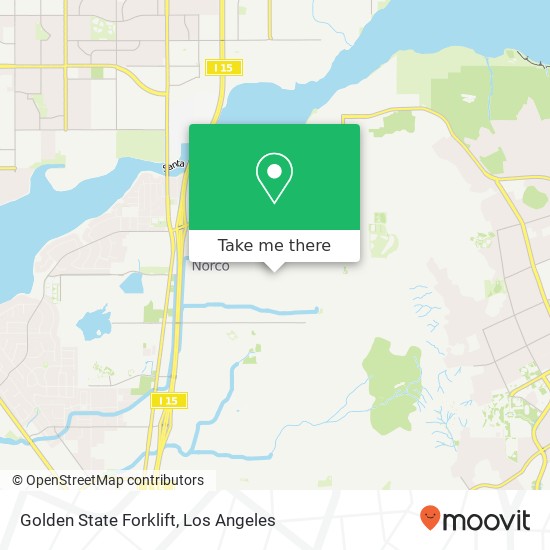 Golden State Forklift map