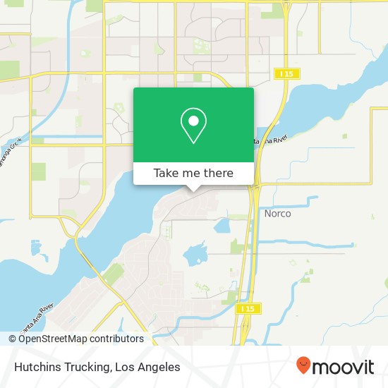 Hutchins Trucking map