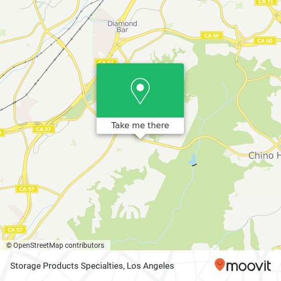 Storage Products Specialties map