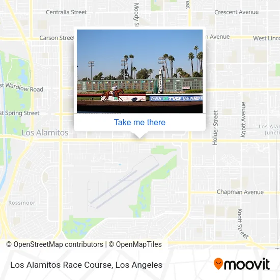 Los Alamitos Race Course map