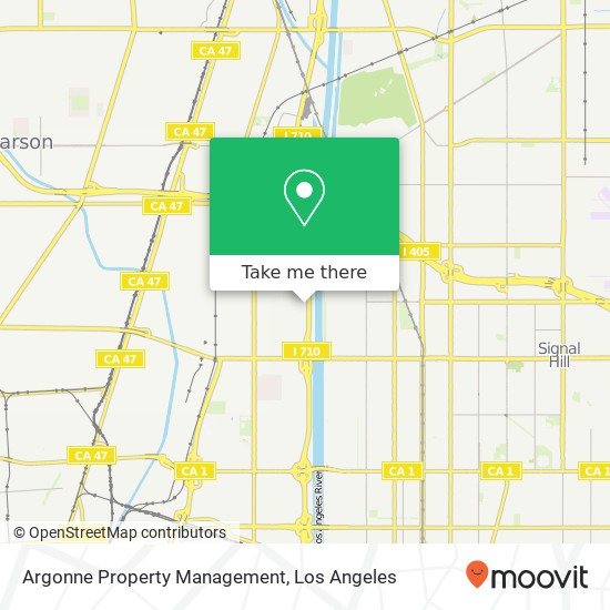 Argonne Property Management map