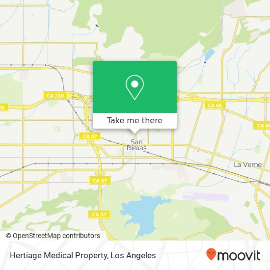 Mapa de Hertiage Medical Property