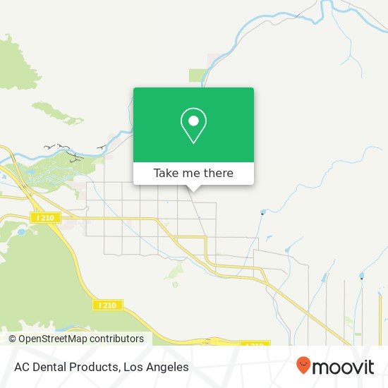 AC Dental Products map