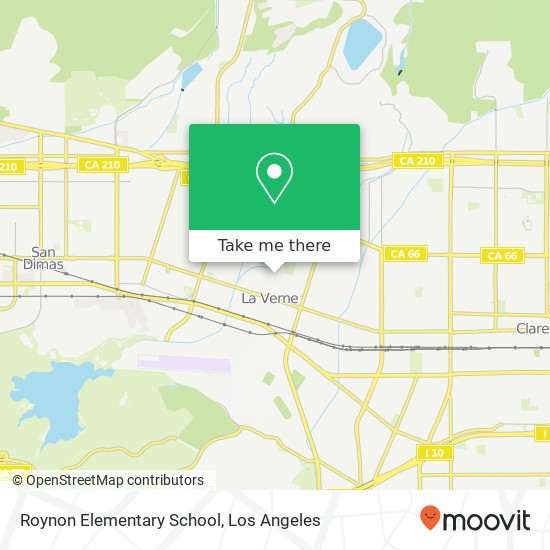 Mapa de Roynon Elementary School
